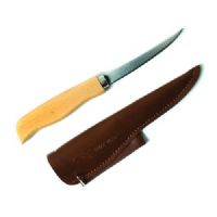 047708701518 - TOOLS - WOOD HANDLE FILLET KNIFE-4" BLADE - Model:03050-004 - STAINLESS STEEL