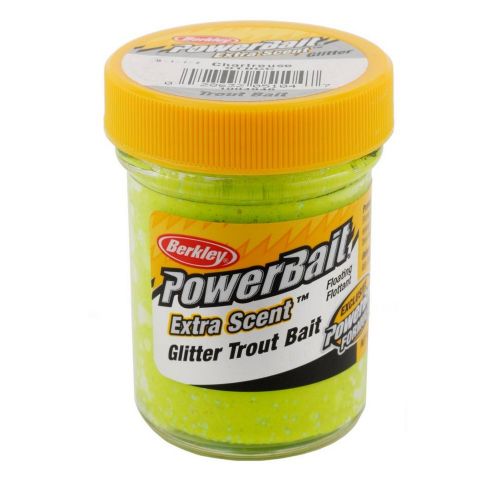 028632051047 - PowerBait med glimmer - CHARTREUSE ekstra scent