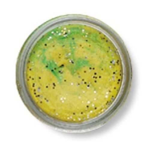 028632067758 - PowerBait med glimmer - LIME TWIST (grøn / gul)