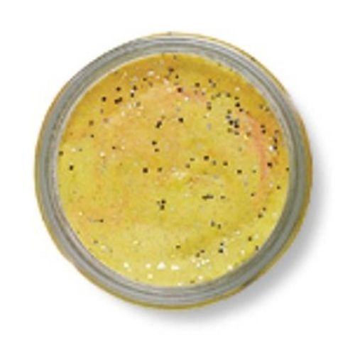 028632067765 - PowerBait med glimmer - LEMON TWIST (gul / orange / chartreuse)