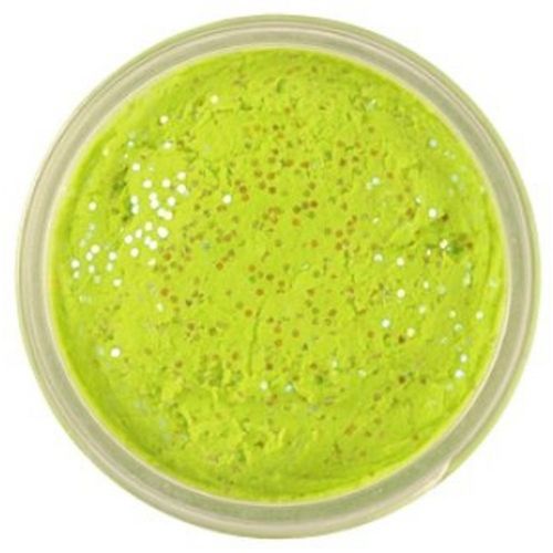 028632172810 - PowerBait med glimmer - CHARTREUSE Chroma-Glow ekstra scent