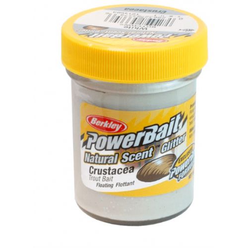 028632533796 - PowerBait med glimmer - WHITE med crustacea