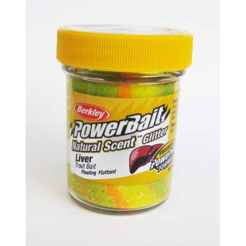 028632551295 - PowerBait med Glimmer - RAINBOW med lever