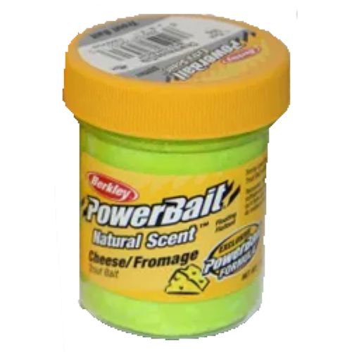 028632725313 - PowerBait med glimmer - CHARTREUSE med ost