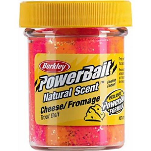 028632725320 - PowerBait med glimmer – SHERBET (rød / orange) med ost