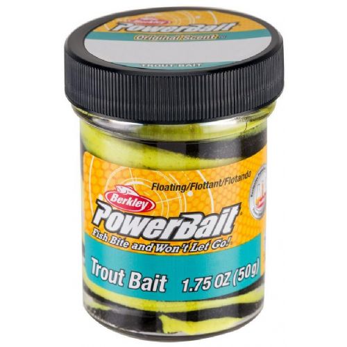 028632793398 - PowerBait uden glimmer - BUMBLEBEE (brun / gul)