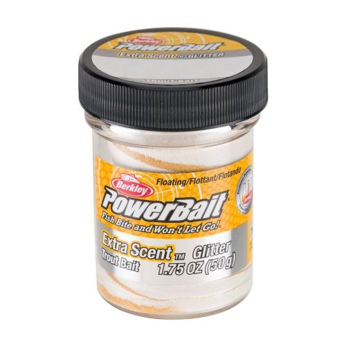 028632793404 - PowerBait med glimmer - GOLD VEIN (guld / hvid)