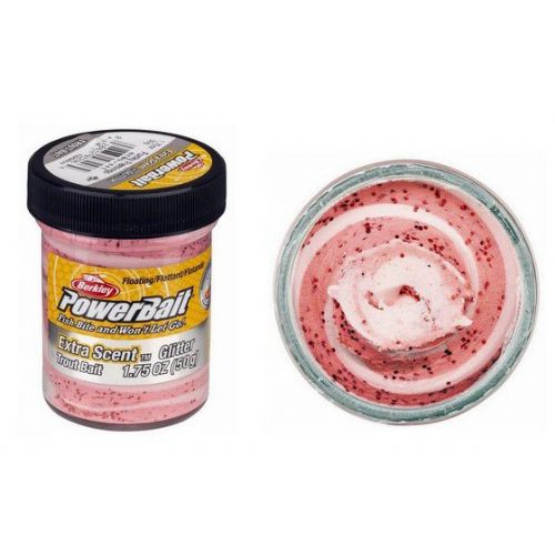 028632932964 - PowerBait med glimmer - FUNKY FLAMINGO (pink twist)