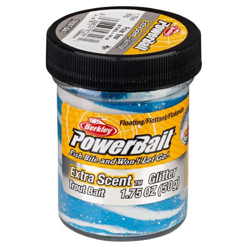 028632932971 - PowerBait med glimmer - POLAR BEAR (hvid / blå)