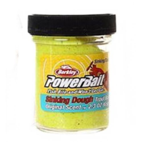 028632933145 - PowerBait med glimmer - SINKING SUNSHINE YELLOW