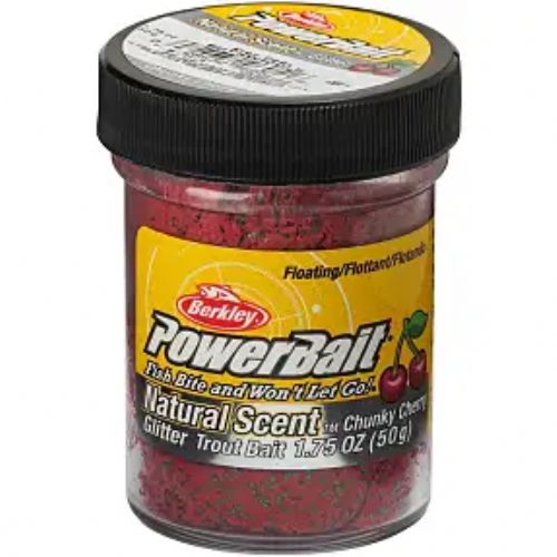 028632960493 - PowerBait med glimmer - CHUNKY CHERRY