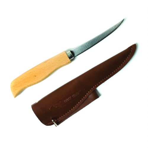 047708701518 - TOOLS - WOOD HANDLE FILLET KNIFE-4" BLADE - Model:03050-004 - STAINLESS STEEL