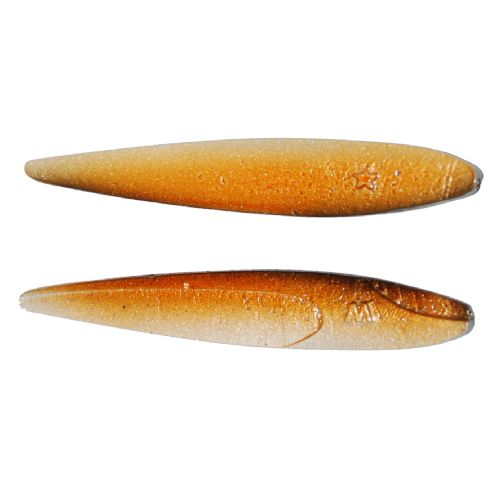 747191901524 - Salmo Trutta – 19 gram - Sort/Orange<BR>Den har en vuggende og roterende aktion i vandet. som er ekstrem tiltrækkende for de øvede rovfisk som laks og havørred m.v.