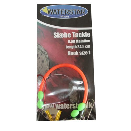 747191910021 - Waterstar Slæbe tackle i 0,6mm line - Længde: 34,5 cm - krog: Str. 1