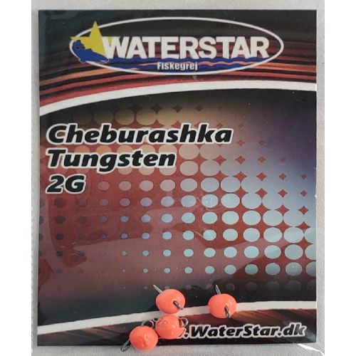 747191998364 - Waterstar Tungsten Cheburashka Head -  4 stk. - 2 gram