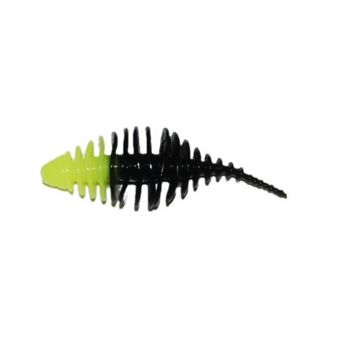 747191999927 - Waterstar - Rubber Baits - Model: Fat Boy - 4,5 cm - 10 stk. - Farve: Gul/Sort - Smag: Banan